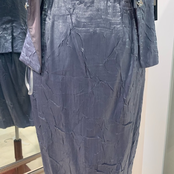 Alex evenings crushed satin suit set NWT - Picture 4 of 7